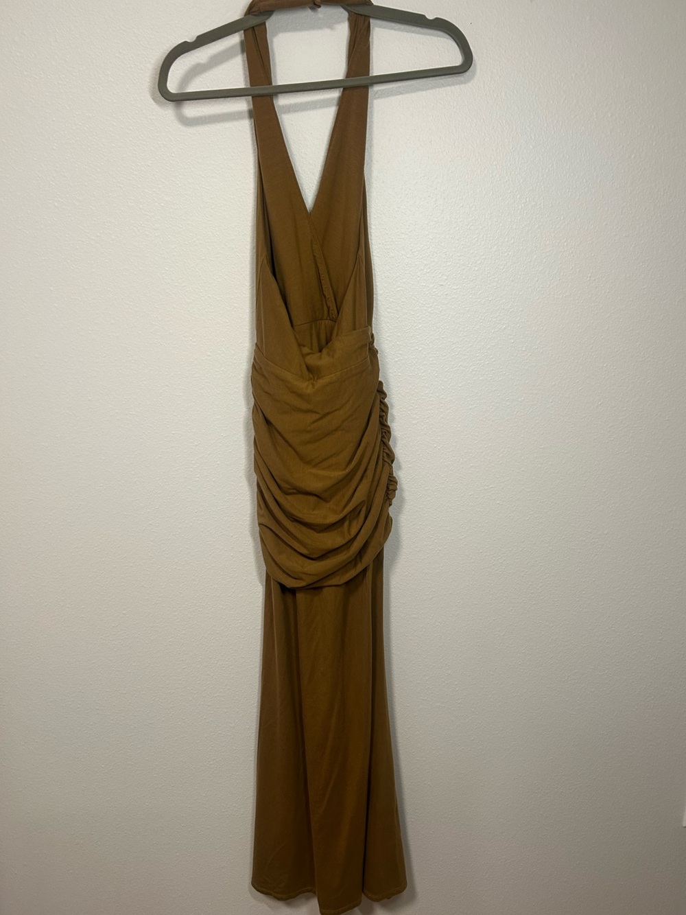 Reformation Arden Knit Maxi Dress in Bronze - Picture 4 of 7